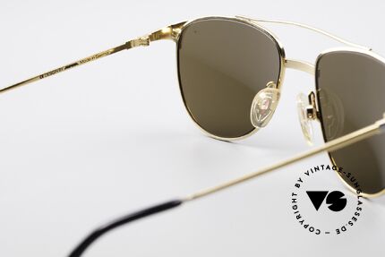 Alpina THE SHERIFF Alte Aviator Sonnenbrille 90er, die Fassung wäre auch für optische Gläser geeignet, Passend für Herren und Damen