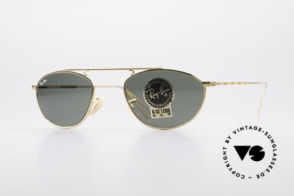 Ray Ban Modified Aviator Alte USA Ray-Ban Sonnenbrille, RAY-BAN Sonnenbrille der 'Vintage Metal Collection', Passend für Herren und Damen