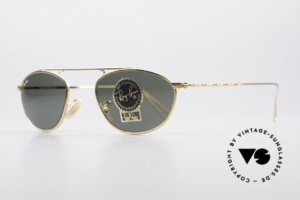 Ray Ban Modified Aviator Alte USA Ray-Ban Sonnenbrille, mit den legendären B&L G15 Gläsern; 100% UV Schutz, Passend für Herren und Damen