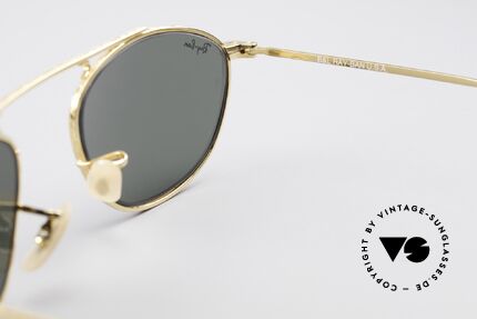 Ray Ban Modified Aviator Alte USA Ray-Ban Sonnenbrille, orig. Name: B&L Vintage Aviator, W2003, 49mm, G-15, Passend für Herren und Damen