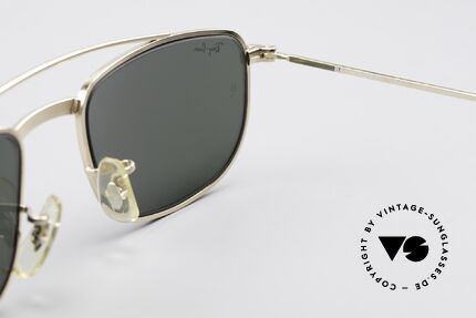 Ray Ban 1940's Retro Rectangle Alte USA Ray-Ban Bausch&Lomb, Größe: small, Passend für Herren