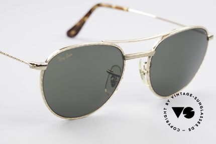 Ray Ban 1940's Retro Round Alte Ray-Ban USA Bausch&Lomb, KEINE RETROsonnenbrille, ein 90er vintage Original, Passend für Herren und Damen