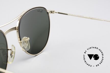 Ray Ban 1940's Retro Round Alte Ray-Ban USA Bausch&Lomb, Größe: small, Passend für Herren und Damen