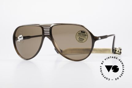 Metzler 0153 Alte 80er Sportsonnenbrille, alte Metzler Sportdesign-Sonnenbrille aus den 80ern, Passend für Herren