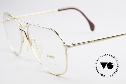 Zeiss 5897 West Germany Qualitätsbrille, außergewöhnliche Rahmenform mit edler Kolorierung, Passend für Herren