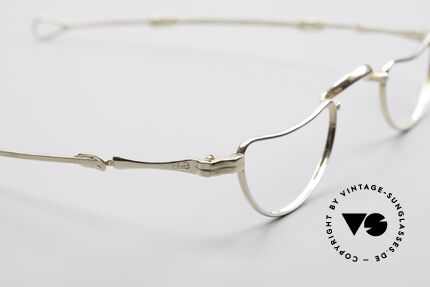 Lunor - Telescopic Ausziehbare Echtgold Brille, sowie für ausziehbare Brillenbügel (= teleskopartig), Passend für Herren und Damen