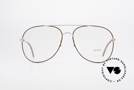 Zeiss 5882 Alte 80er Vintage Brille Herren, fühlbare 'made in W. GERMANY' Qualität der Fassung, Passend für Herren