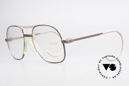 Zeiss 7037 80er Old School Sportbrille, flexible KabelBügel für einen idealen Halt; Sportbrille, Passend für Herren
