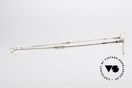 Lunor - Telescopic Ausziehbare Echtgold Brille, 16kt GOLD sowie 2kt PLATIN Luxus-Brille von 1992, Passend für Herren und Damen