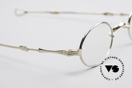 Lunor - Telescopic Ausziehbare 16kt Goldbrille, sowie für ausziehbare Brillenbügel (= teleskopartig), Passend für Herren und Damen