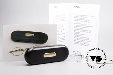 Lunor - Telescopic Ausziehbare 16kt Goldbrille, Größe: extra small, Passend für Herren und Damen