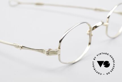 Lunor - Telescopic Ausziehbare 16Kt Gold Brille, sowie für ausziehbare Brillenbügel (= teleskopartig), Passend für Herren und Damen