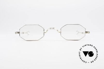 Lunor I 01 Solid Gold Echtgoldbrille Feingold Brille, Goldbrille aus der ersten Lunor Kollektion von 1991, Passend für Herren und Damen