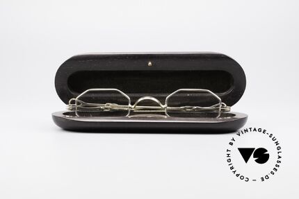 Lunor I 01 Solid Gold Echtgoldbrille Feingold Brille, ungetragenes Einzelstück für alle Qualitätsliebhaber, Passend für Herren und Damen