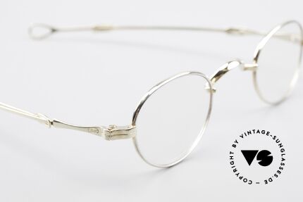 Lunor - Telescopic Ausziehbare 16kt Gold Fassung, sowie für ausziehbare Brillenbügel (= teleskopartig), Passend für Herren und Damen