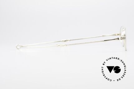 Lunor - Telescopic Ausziehbare 16kt Gold Fassung, 16kt GOLD sowie 2kt PLATIN Luxus-Brille von 1992, Passend für Herren und Damen