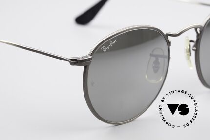 Ray Ban Round Metal 47 Verspiegelte B&L Sonnenbrille, KEINE RETROBRILLE, sondern ein 80er ORIGINAL!, Passend für Herren und Damen
