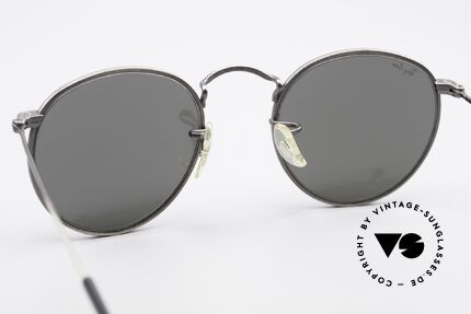 Ray Ban Round Metal 47 Verspiegelte B&L Sonnenbrille, original Name: Small Round Metal, W1575, 47mm, Passend für Herren und Damen