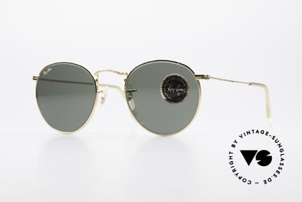 Ray Ban Round Metal 47 Kleine Runde B&L Sonnenbrille Details