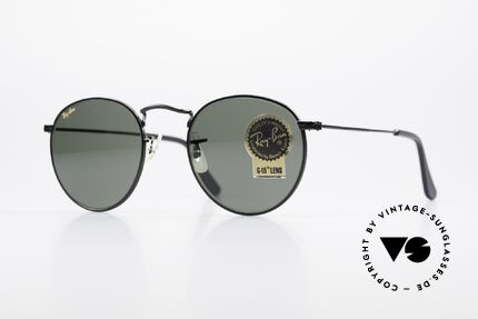 Ray Ban Round Metal 47 Kleine Runde USA Sonnenbrille Details