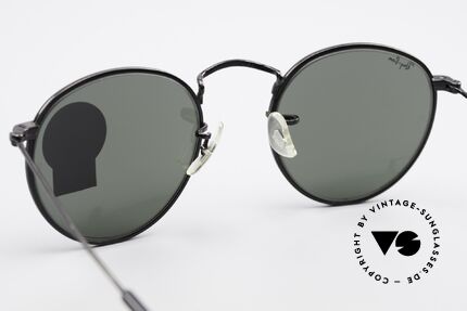 Ray Ban Round Metal 47 Kleine Runde USA Sonnenbrille, KEINE RETROBRILLE, sondern ein 80er ORIGINAL!, Passend für Herren und Damen