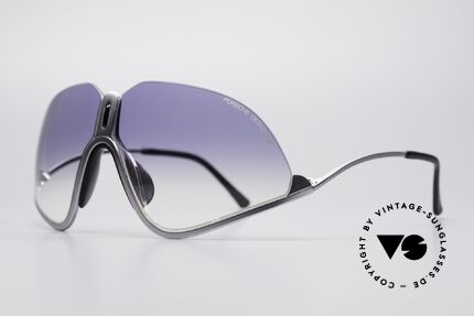 Porsche 5630 Vintage Designer Sportbrille, Oberrand der Fassung ohne Begrenzung: "SKYLINE", Passend für Herren