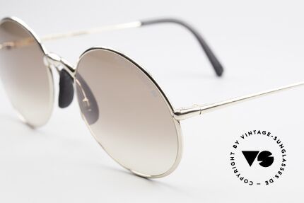 Porsche 5658 Runde Vintage Sonnenbrille, TOP-Qualität & PD Sonnengläser mit 100% UV Schutz, Passend für Herren