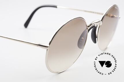 Porsche 5658 Runde Vintage Sonnenbrille, ungetragenen (wie alle unsere vintage Porsche Brillen), Passend für Herren