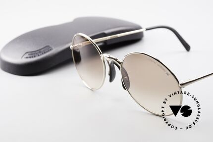 Porsche 5658 Runde Vintage Sonnenbrille, Größe: medium, Passend für Herren