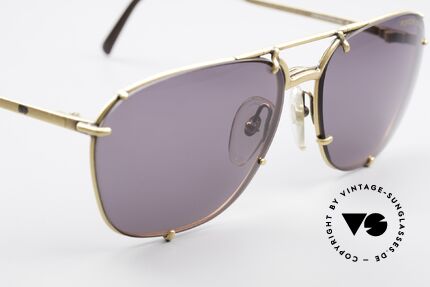Porsche 5647 Vintage Sonnenbrille Herren, sehr interessante Lackierung in einer Art "antik gold", Passend für Herren