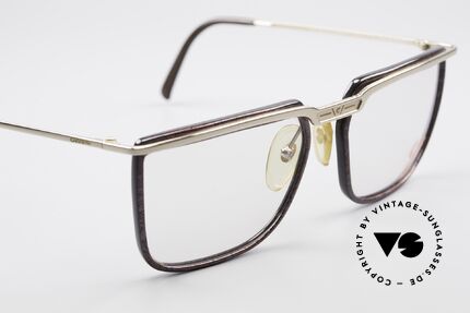 Carrera 5376 Eckige Vintage Brille Carbon, ungetragen (mit einem Stoffbeutel von MOVADO), Passend für Herren