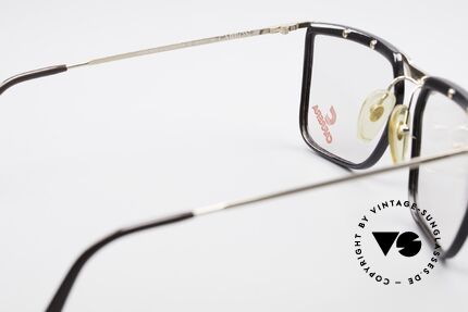 Carrera 5376 Eckige Vintage Brille Carbon, KEINE Retrobrille, sondern ein altes 90er Original, Passend für Herren
