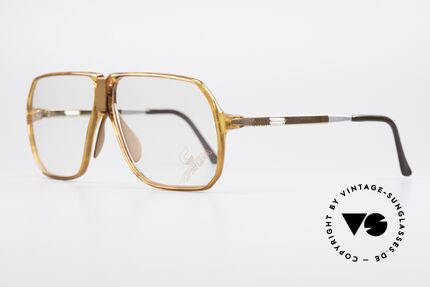 Carrera 5317 80er Vintage Brille Vario Bügel, zudem verstellbare Bügellänge (VARIO System), Passend für Herren