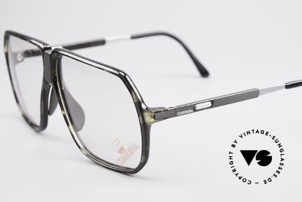 Carrera 5317 Vintage 80er Brille Vario Bügel, ungetragenes Modell (inkl. Movado Stoffbeutel), Passend für Herren