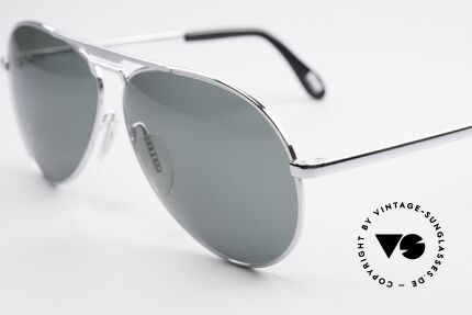 Zeiss 9075 XXL Aviator Sonnenbrille 80er, jedoch in XXL-Größe (die Metallfassung ist 152mm breit), Passend für Herren