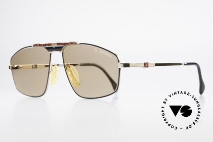 Zeiss 9925 Gentleman Sonnenbrille 80er, entspiegelte Mineralgläser sowie verstellbare Bügel, Passend für Herren