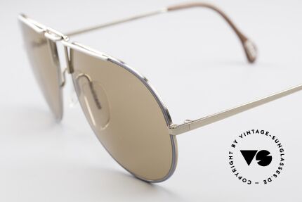 Zeiss 9357 Rare Pilotensonnenbrille 80er, zudem weltberühmte Zeiss-Qualitäts-Mineralgläser, Passend für Herren und Damen