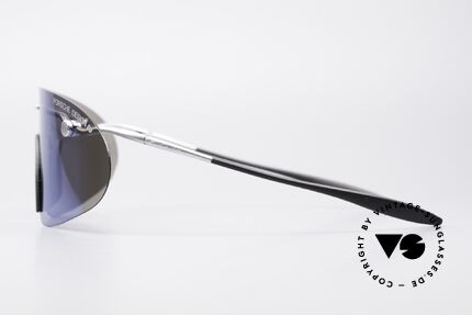 Porsche 5692 F09 Faltbrille Blue Mirrored, sehr seltenes Porsche Design vintage Modell von 1995, Passend für Herren