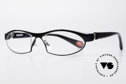 Bugatti 370 Odotype Herren Designer Brille Top, ergonomischer Rahmen mit Federscharnieren, Passend für Herren