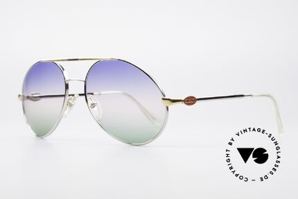 Bugatti 65982 Rare Vintage 80er Sonnenbrille, grandiose Kombination von Rahmen & Gläsern, Passend für Herren