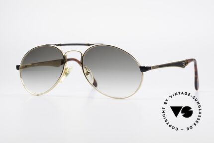 Bugatti 11941 80er Luxus Sonnenbrille Herren, klassisches Bugatti Design direkt aus den 80ern, Passend für Herren