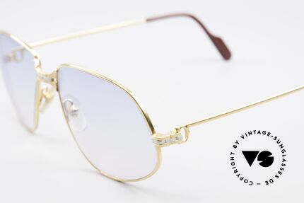Cartier Panthere G.M. - L Rare 80er Luxus Sonnenbrille, teure Luxus-Brillenfassung in LARGE Größe 59-16, 140, Passend für Herren