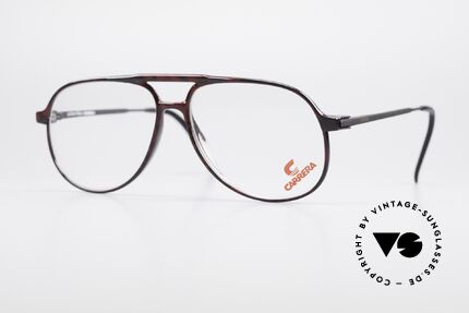 Carrera 5355 Kohlefaser Aviator Brille 90er, Carrera 5355 Carbon Fibre vintage Brille der 90er, Passend für Herren