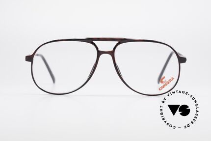 Carrera 5355 Kohlefaser Aviator Brille 90er, Kohlefaser Rahmenfront und entsprechend leicht, Passend für Herren