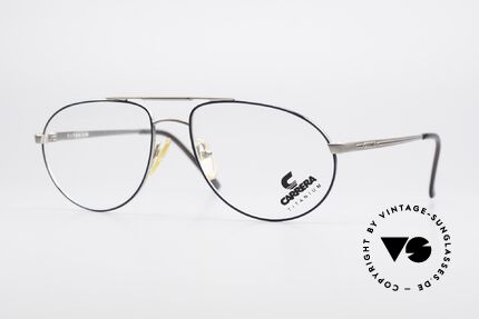 Carrera 5798 Titanium Vintage Brille 90er, vintage TITANIUM Carrera Brille aus den 1990ern, Passend für Herren