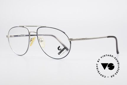 Carrera 5798 Titanium Vintage Brille 90er, fühlbare Top-Verarbeitung u. hoher Tragekomfort, Passend für Herren