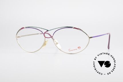 Casanova LC13 24kt Vergoldete Damenbrille, zauberhafte CASANOVA Designerbrille von circa 1985, Passend für Damen Casanova LC13 24kt Vergoldete Damenbrille, zauberhafte CASANOVA Designerbrille von circa 1985, Passend für Damen