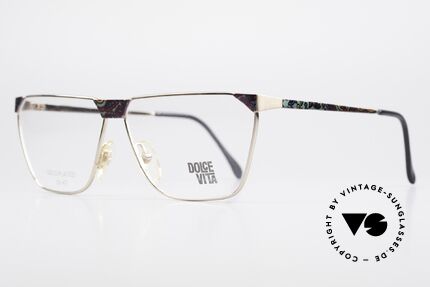 Casanova NM22 Dolce Vita 24kt Vintage Brille, vergoldete Metall-Fassung (damals selbstverständlich), Passend für Herren und Damen
