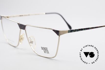 Casanova NM22 Dolce Vita 24kt Vintage Brille, nur in Kleinstserie produziert, da aufwändig und teuer, Passend für Herren und Damen