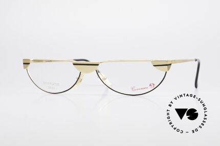 Casanova NM5 Vergoldete Vintage Lesebrille, zauberhafte CASANOVA Lesebrille von circa 1985, Passend für Herren und Damen